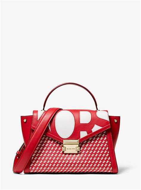 Whitney Medium Graphic Logo Satchel 